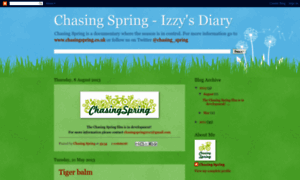 Chasingspring-izzy.blogspot.com thumbnail