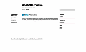 Chatalternative.wordpress.com thumbnail