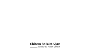 Chateaudesaintalyre.com thumbnail