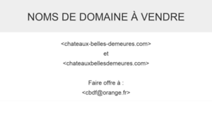 Chateaux-belles-demeures.com thumbnail