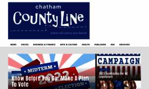 Chathamcountyline.org thumbnail