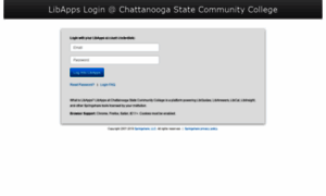 Chattanoogastate.libapps.com thumbnail