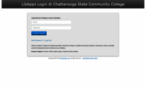 Chattanoogastate.libstaffer.com thumbnail