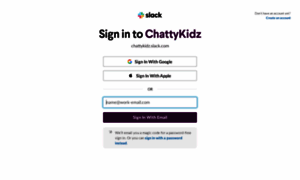 Chattykidz.slack.com thumbnail