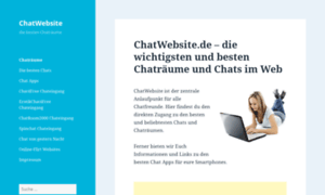 Chatwebsite.de thumbnail