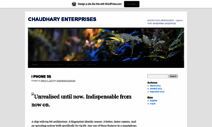 Chaudharyenterprises.wordpress.com thumbnail