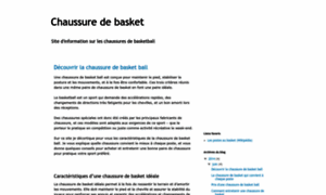 Chaussuredebasket.blogspot.fr thumbnail