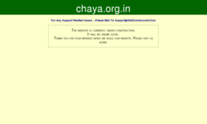 Chaya.org.in thumbnail