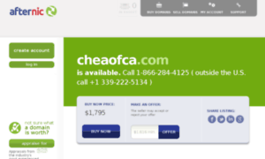 Cheaofca.com thumbnail