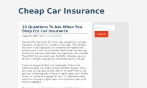 Cheap-car-insurances.pw thumbnail