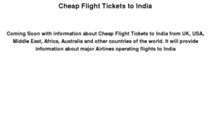 Cheap-flight-tickets-to-india.info thumbnail