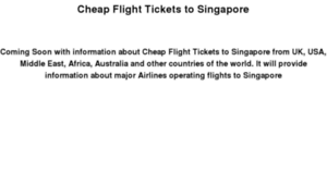 Cheap-flight-tickets-to-singapore.info thumbnail