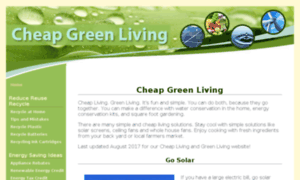 Cheap-green-living.com thumbnail