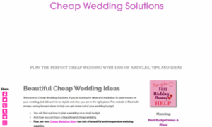 Cheap-wedding-solutions.com thumbnail