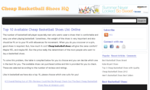 Cheapbasketballshoeshq.com thumbnail
