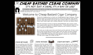 Cheapbastardcigarcompany.com thumbnail