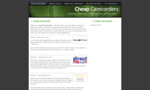 Cheapcamcorders.co.uk thumbnail