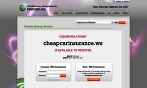 Cheapcarinsurance.ws thumbnail