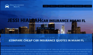 Cheapcarinsurancemiami.biz thumbnail