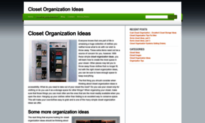 Cheapclosetideas.com thumbnail