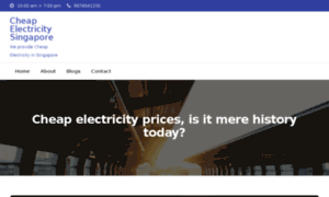 Cheapelectricity.sg thumbnail