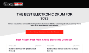 Cheapelectronicdrumset.com thumbnail