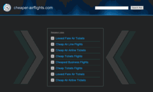 Cheaper-airflights.com thumbnail