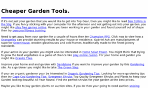 Cheapergardentools.co.uk thumbnail