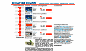 Cheapestdomain.info thumbnail