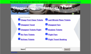 Cheapestflighttickets.org thumbnail