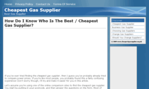 Cheapestgassupplier.org.uk thumbnail