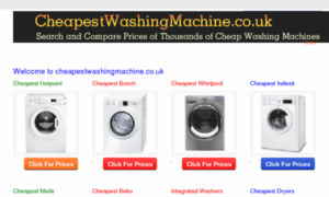 Cheapestwashingmachine.co.uk thumbnail