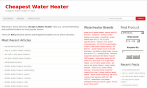 Cheapestwaterheater.com thumbnail