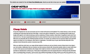 Cheaphotels1.page.tl thumbnail