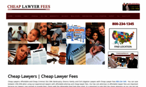 Cheaplawyerfees.com thumbnail