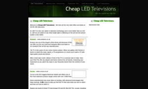 Cheapledtelevisions.co.uk thumbnail