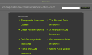 Cheaponlineautoinsurancequotes.com thumbnail