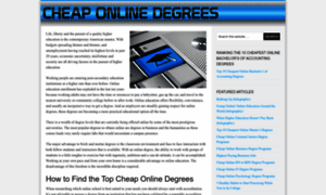 Cheaponlinedegrees.org thumbnail
