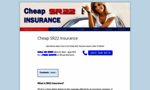 Cheapsr22insurance.us thumbnail