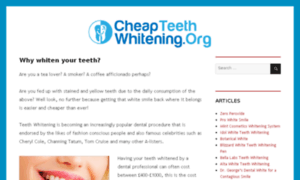 Cheapteethwhitening.org thumbnail