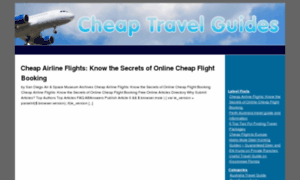 Cheaptravel-guides.info thumbnail