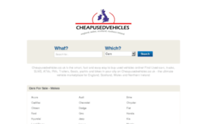 Cheapusedvehicles.co.uk thumbnail