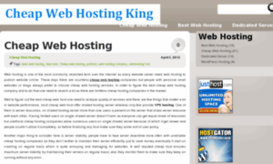 Cheapwebhostingking.com thumbnail