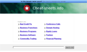 Cheat-sheets.info thumbnail