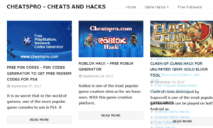 Cheatspro.com thumbnail