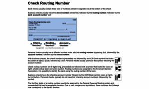 Check-routing-number.com thumbnail