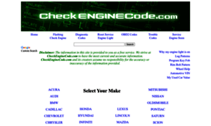 Checkenginecode.com thumbnail