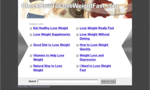 Checkhowtoloseweightfast.com thumbnail