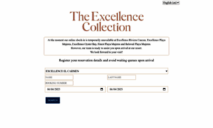 Checkin.theexcellencecollection.com thumbnail