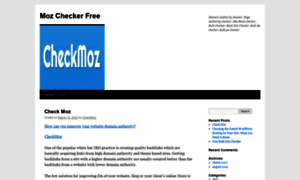 Checkmoz.wordpress.com thumbnail